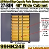 BIN STORAGE CABINETS 99HK248