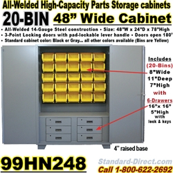 BIN STORAGE CABINETS 99HN248