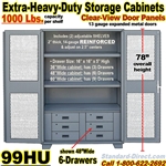 (40)  STEEL STORAGE CABINETS / 99HU