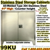 STAINLESS STEEL STORAGE CABINETS / 99KU