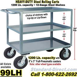 STEEL SERVICE CARTS 99LH