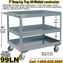 DEEP TRAY SERVICE CARTS 99LN