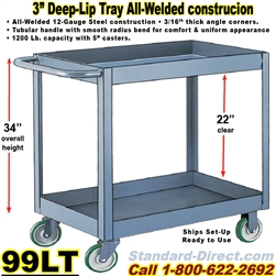 DEEP TRAY SERVICE CARTS 99LT