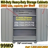 STEEL STORAGE CABINET WITH DRAWER / 99MO