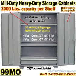 STEEL STORAGE CABINET WITH DRAWER / 99MO