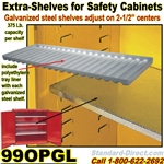 EXTRA SHELVES FOR SAFETY CABINETS 99OPGL