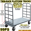 HIGH END STEEL PLATFORM TRUCKS 99PS