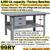 EXTRA HEAVY DUTY WORK BENCHES / 99RY