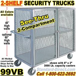 SEE THRU STEEL SECURITY TRUCKS 99VB