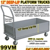 12" LIP STEEL PLATFORM TRUCKS 99VM