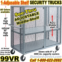 SEE THRU STEEL SECURITY TRUCKS 99VR