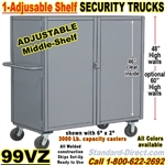 SOLID WALL STEEL SECURITY TRUCKS 99VZ