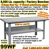 EXTRA HEAVY DUTY WORK BENCHES / 99WF