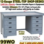 (10)  WORK BENCH STEEL DESKS / 99WO