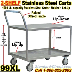 STAINLESS STEEL CARTS / 99XL