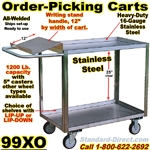 ORDER PICKING CARTS W/WRITING SHELF 99XO