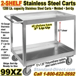 (50)  STAINLESS STEEL CARTS / 99XZ