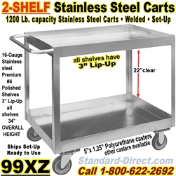 STAINLESS STEEL CARTS / 99XZ