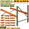 (15) Quick Ship Pallet Rack BEAMS / HYBM