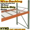 (25) Quick Ship Pallet Rack Wire Decking / HYWD