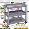 3-Shelf Plastic Cart / LXEC112