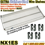 Stainless Steel Wire Shelves / NX1ES