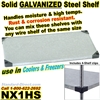 Galvanized Solid Shelves / NX1HS