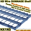 Blue Chromate Dunnage Wire Shelves / NX1NS