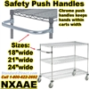 Push handle for Wire Shelving carts / NXAAE