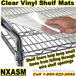 Shelf Liners for Wire Shelving / NXASM