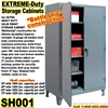 Extreme Duty Steel Storage Cabinets / SH001