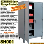 Extreme Duty Steel Storage Cabinets / SH001