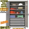 Extreme Duty 3-Drawer Steel Storage Cabinets / SH107