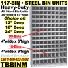 117 BIN STEEL SHELVING / TBBINM