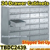 24 Drawer Industrial Parts Cabinets / TBDC2439