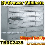 24 Drawer Industrial Parts Cabinets / TBDC2439