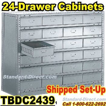 24 Drawer Industrial Parts Cabinets / TBDC2439