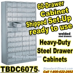 60 Drawer Industrial Parts Cabinets / TBDC6075