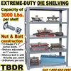 EXTRA HEAVY DUTY DIE SHELVING / TBDR