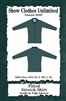 fitted front zip western shirt pattern,  rail shirt pattern, sewing pattern, sew your own show clothes, Show Clothes Unlimited, Pegg Johnson, Show Clothes Unlimited patterns, Show Clothes Unlimited Equestrian Wear patterns