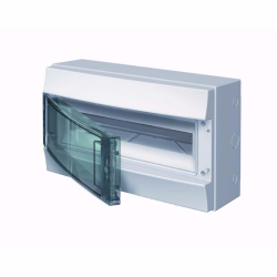 Consumer units Mistral65 transparent door 18M