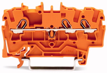 3-conductor through terminal block