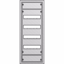 AT51R4 Distribution Board 4R w.door