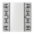 LS range KNX RF radio transmitter module 4-gang