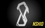 NITECORE NSH10 Titanium EDC Multi-Tool Snap Hook Keychain Carabiner