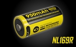 Nitecore NL169R 950mAh USB-C Rechargeable Battery