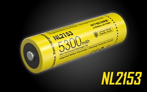 Nitecore NL2153 5300mAh Rechargeable 21700 Battery