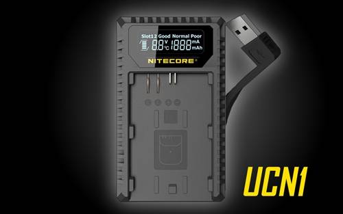Nitecore UCN1 Canon EOS Battery Dual Port USB Travel Charger