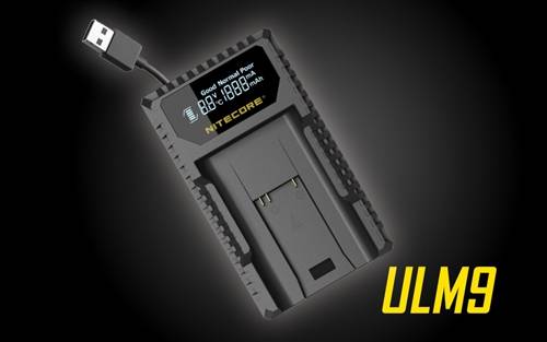 Nitecore ULM9 Leica Battery Dual Port USB Travel Charger