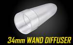 Nitecore 34mm White Wand Diffuser for EC45S, SRT6, MT25, MT26